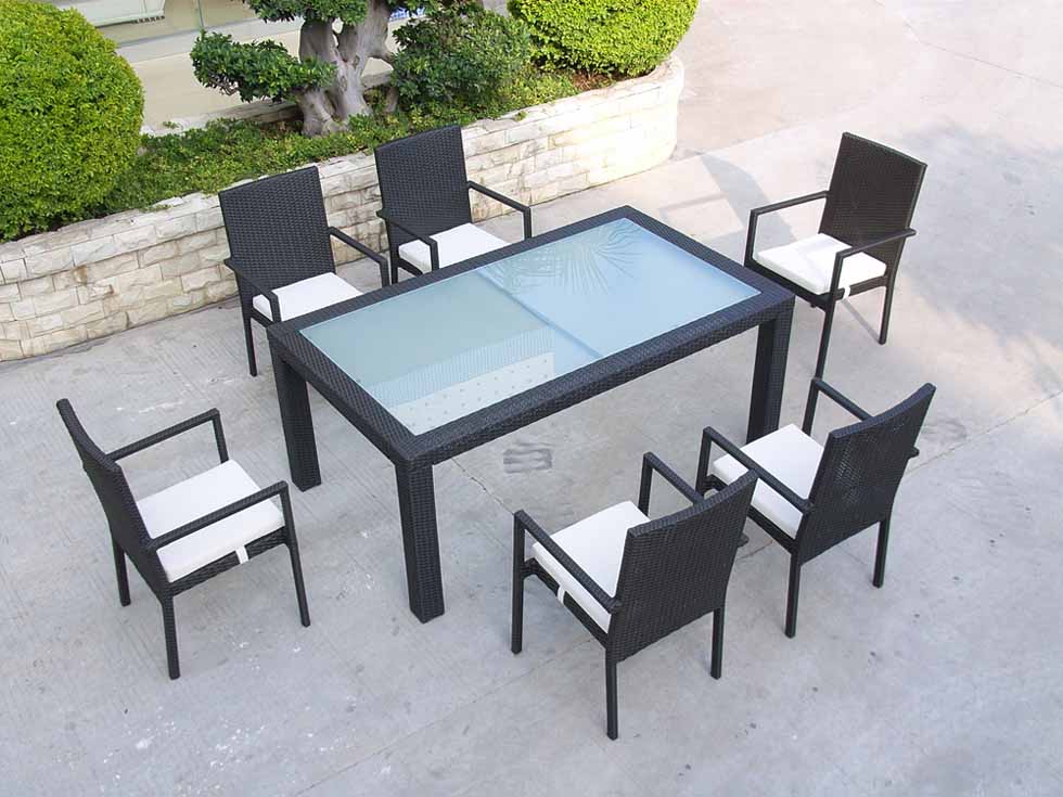 rattan dining furniture set