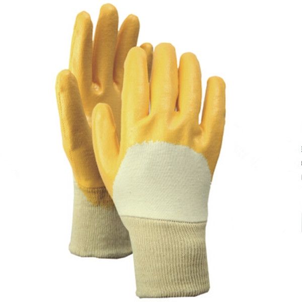 yellow Nitrile glove