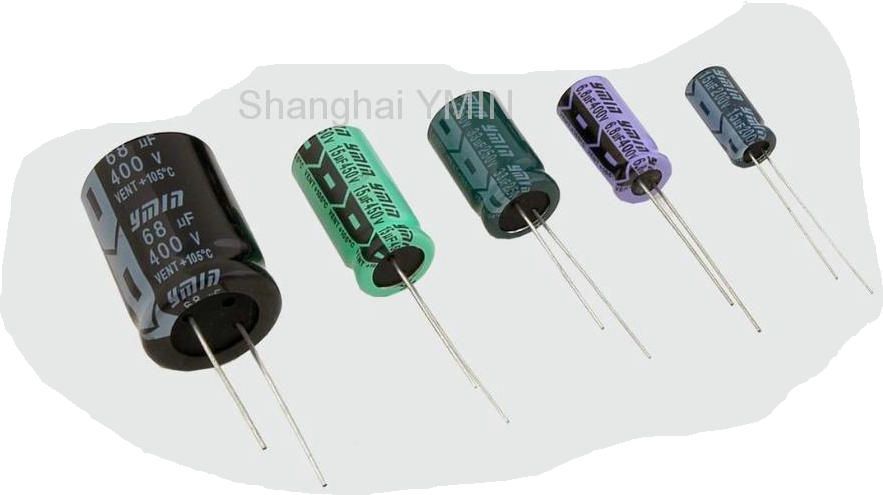 radial type electrolytic capacitors.
