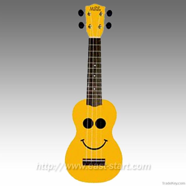 Smiling Face Colorful Ukulele Soprano ESU-S04 SF