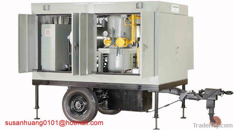 Mobile type two vacuum Transformer oil treatment plant