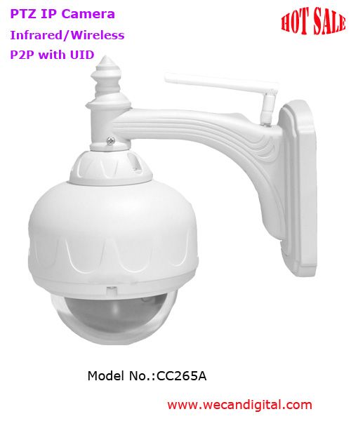 H.264 Mini P2P WiFi High Speed Dome IP Camera