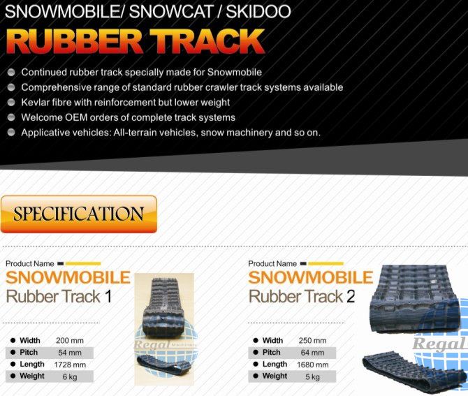 customized rubber track conversion system kits for sale