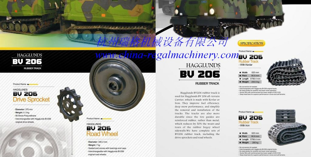 Hagglunds Rubber Wheels (BV206)