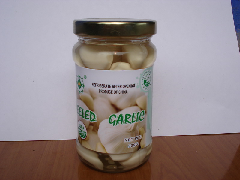 peeled garlic