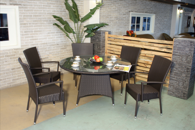 outdoor dining set-patio furniture-wicker chair