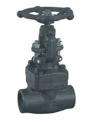 Forged steel gate valve