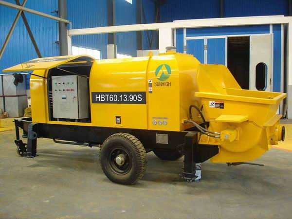 Sell trailer mounted concrete pumps
