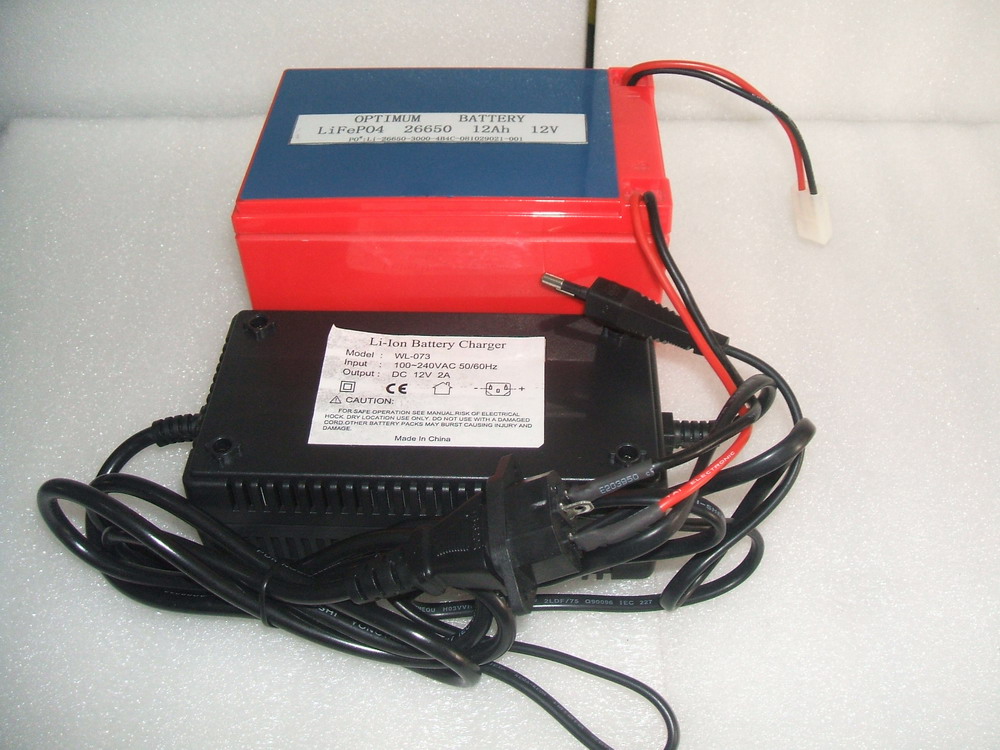 LiFePO4 12V 12AH battery pack