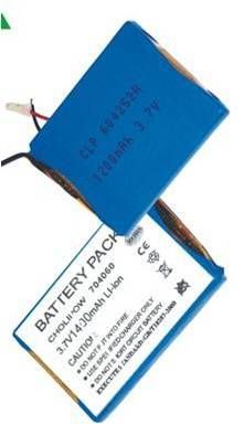 Lithium polymer battery 3.7V 1400mAh for tablet pc and MID