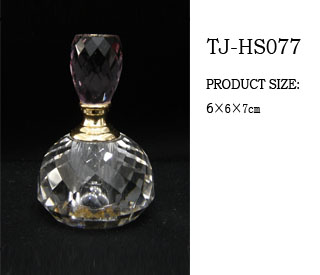 crystal perfume bottle