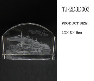 2d3d laser crystal