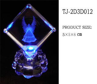 2d3d laser crystal
