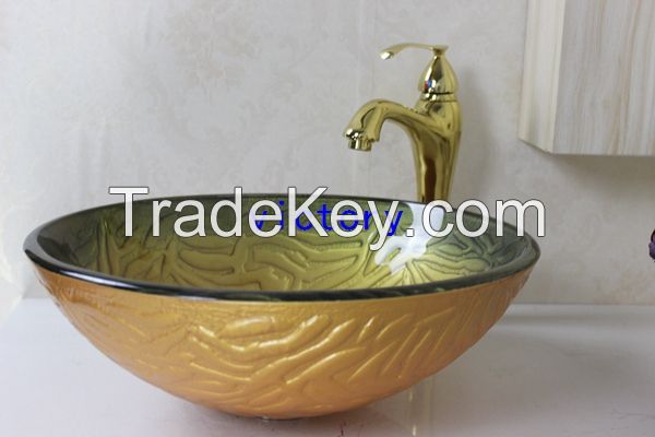 tempered glass basins for bathrooms