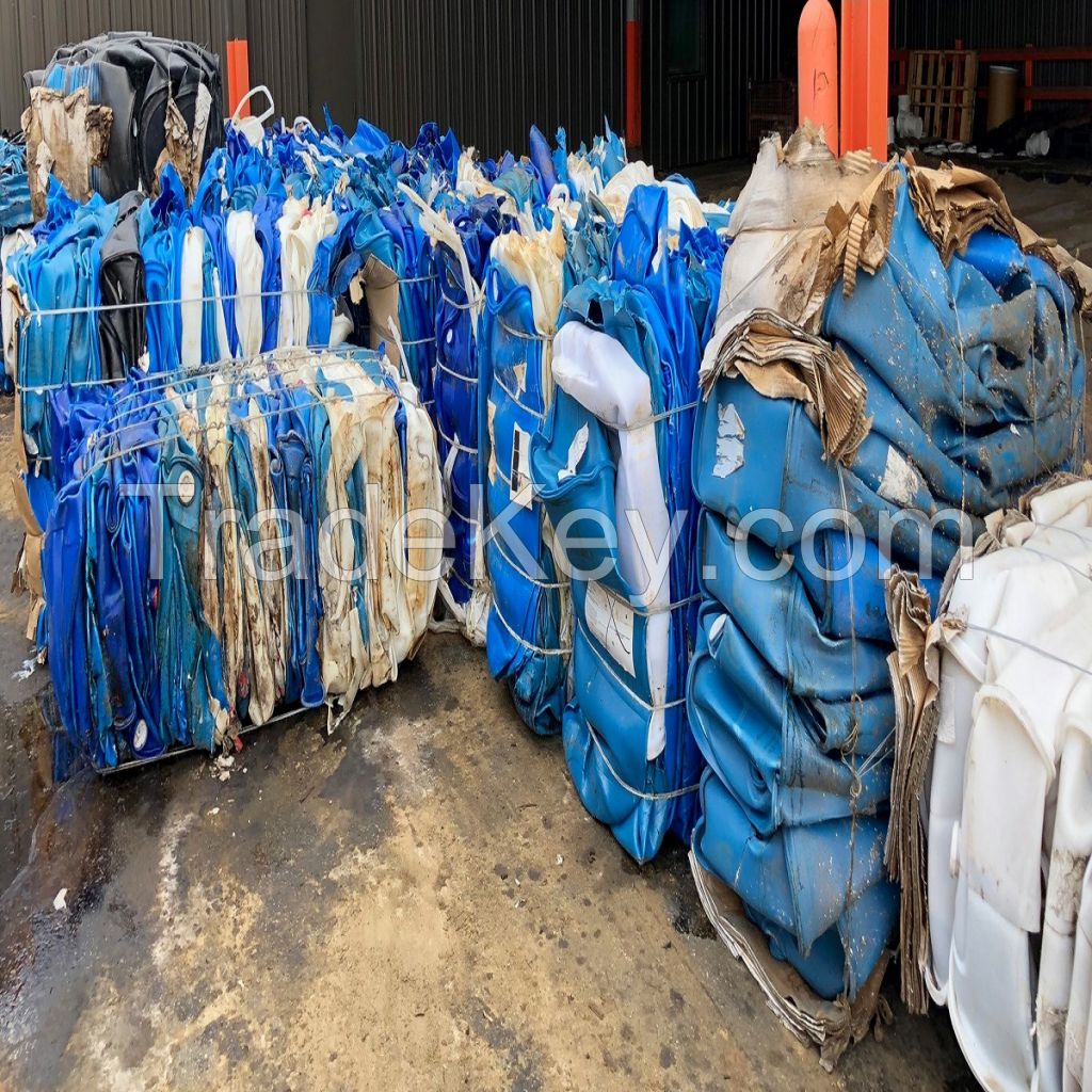 HDPE Blue Drums (Baled)