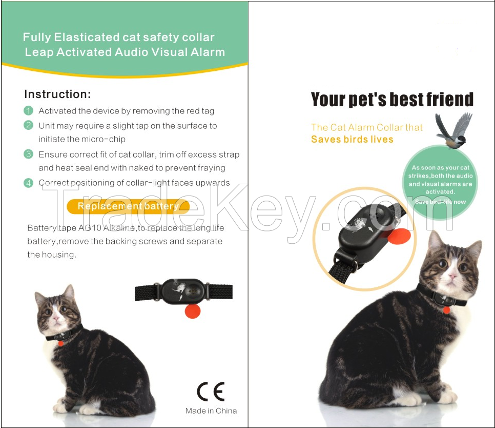 Liberator cat collar with save birds lives.your pet's best friend