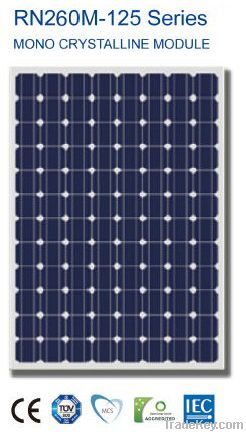 260Watt New Nano Coating & Self Cleaning Solar PV Panel