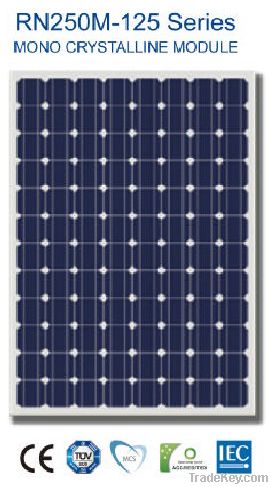 250Watt New Nano Coating & Self Cleaning Solar PV Panel