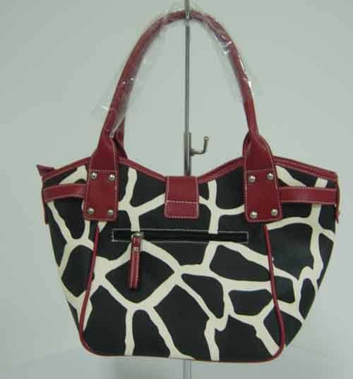 The ladies handbag of zebra lines