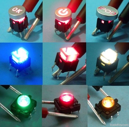 Tact Switch With LED Light