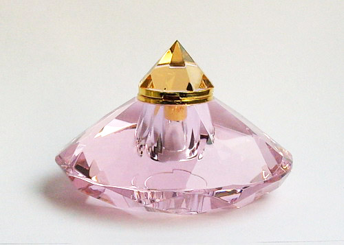Crystal perfume bottle, cosmetic bottle, scent bottle