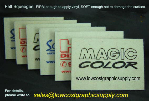 Felt Squeegee  custom-made available