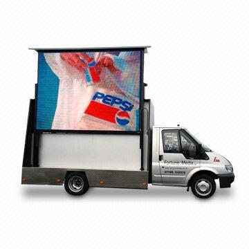 Truck mounted LED display