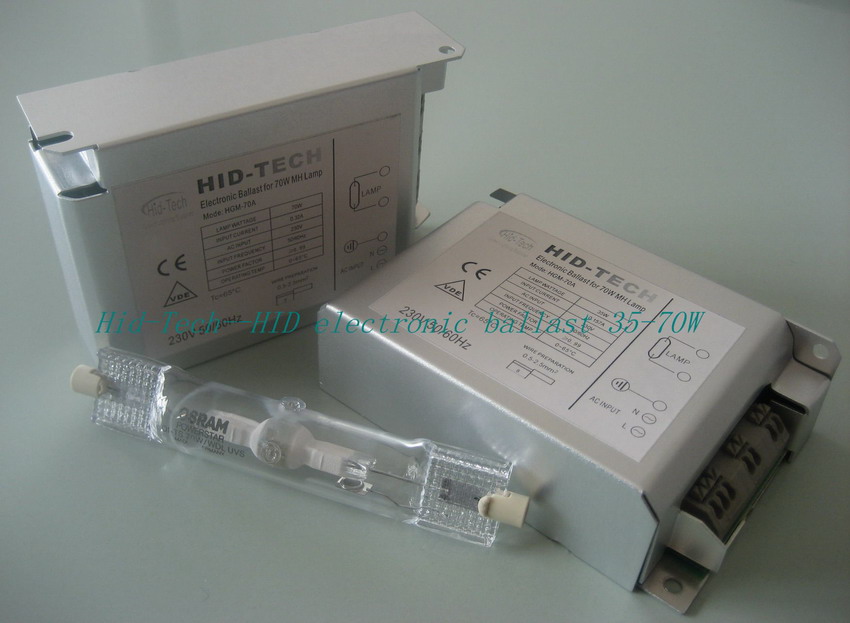 Electronic Ballast 35w/50w/70w HID Lamps
