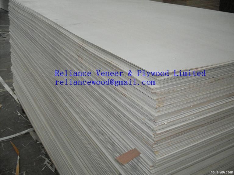 Bleeched Poplar Plywood