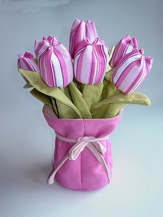 fabric flowers - tulip