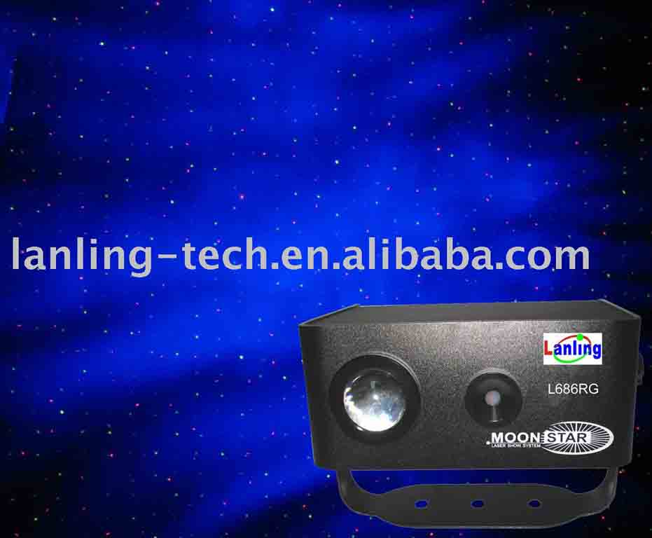 Romantic Moonstar LED Laser light for home, bars, party, clubs