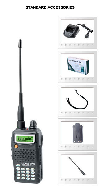 Handheld two way radio