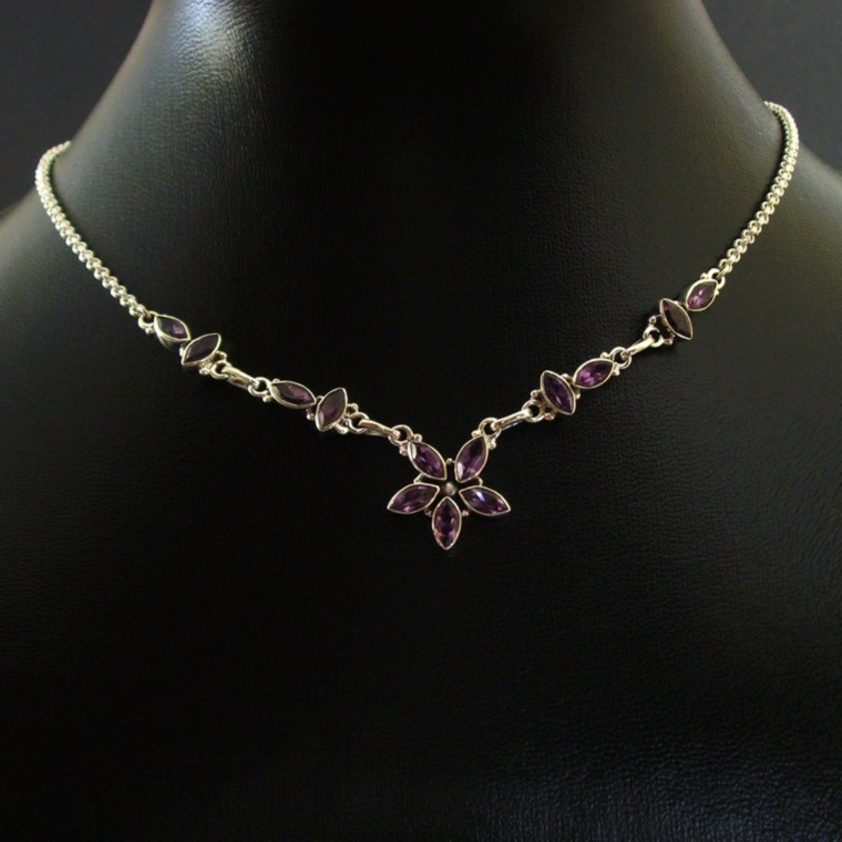 Pink Amethyst Necklace Beatrice