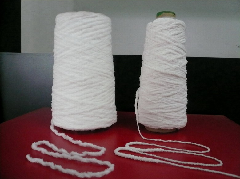 cashmere-like chenille yarn