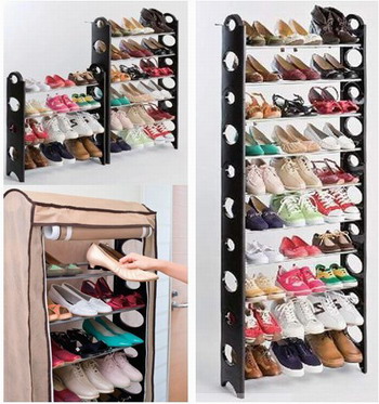 10 tier shoe rack