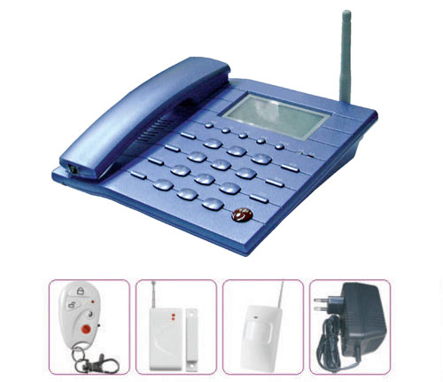 GSM Multifunctional House Alarm with telephone and lcd panel on it