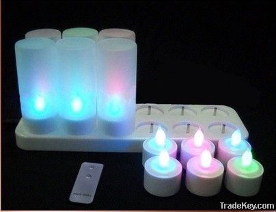 Rechargeable led tealight