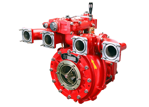 Vehicle mounting Combined High-Low Pressure fire pumps