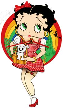 betty boop animated clock