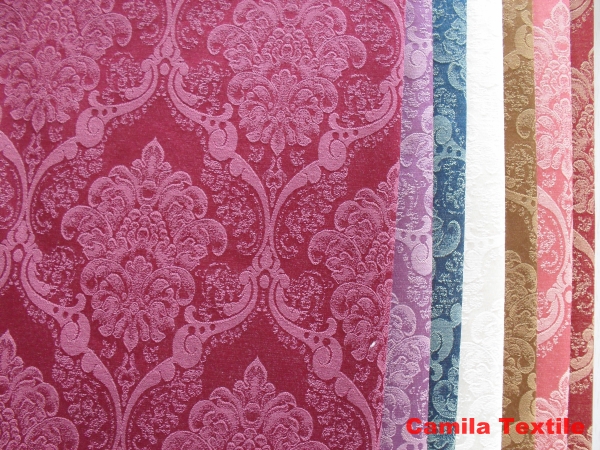 cotton and polyester jacquard fabric