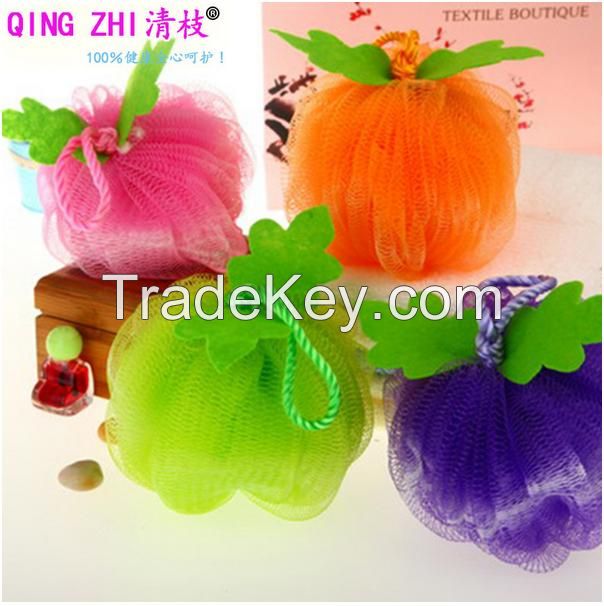 Creative colorful bath flower bath ball, seven colors, new type large flower, lantern shape bath