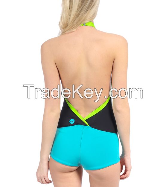 neoprene one-piece swimsuit