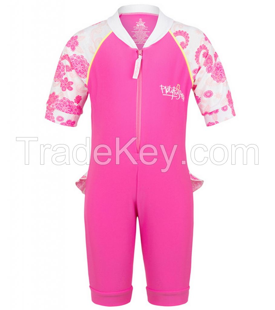 OEM baby girl's lycra jumpsuit