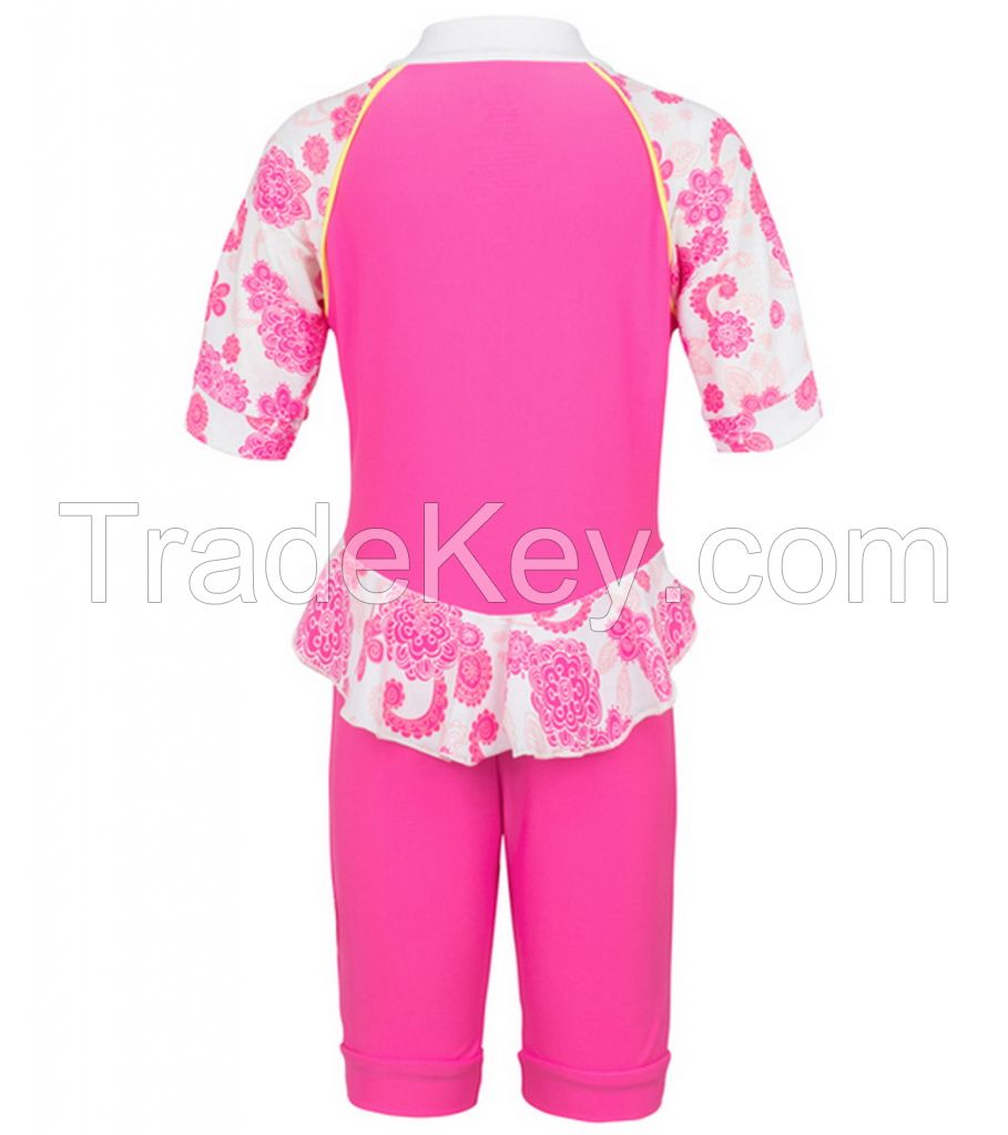 OEM baby girl's lycra jumpsuit