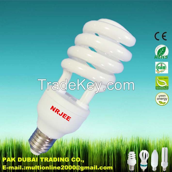 T4 25W CFL Half Spiral Energy Saving Lamp E27&amp;amp;amp;amp;B22 Daylight