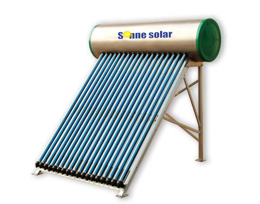 Common Series Solar Water Heaters