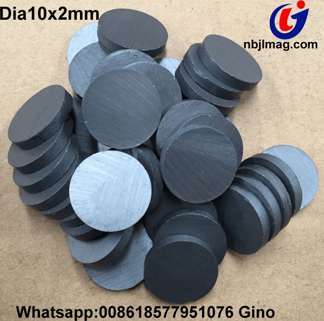 ferrite disc magnet dia10x2mm, Y30 magnet