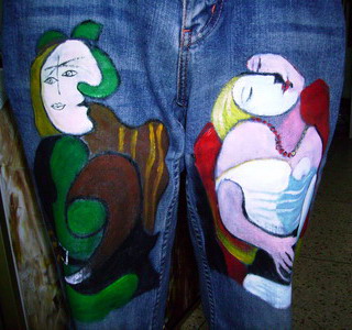 Handcraft Painting Jean & Fashion