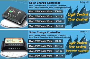 12V 24V Rated Voltage 10A-60A Charger Controller Application solar panel voltage regulator charge regulator