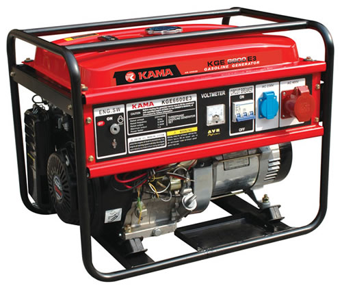 Air cooled gasoline generator